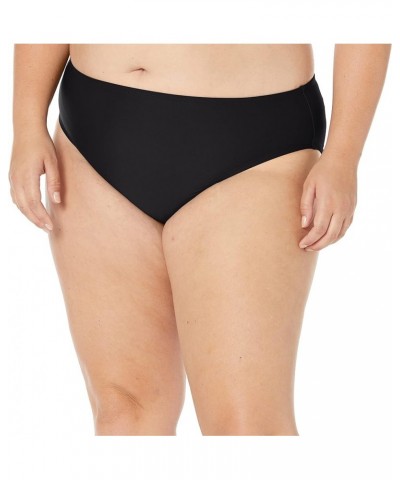 Catalina Women's Plus-Size High Waist Bikini Swim Bottom Swimsuit Black $8.47 Swimsuits