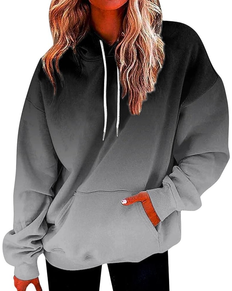 Women's Full Zip Up Hoodies Long Sleeve Hooded Sweatshirts Drawstring Lightweight Y2K Hoodie Jacket with Pockets B07-grey $8....