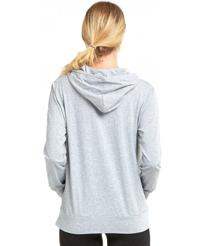 Women's Thin Cotton Pullover Hoodie Sweater Heather Gray - 1 $14.81 Hoodies & Sweatshirts