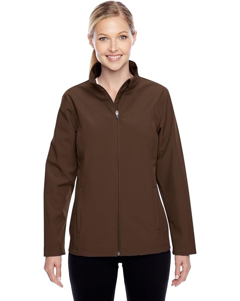 Ladies' Leader Soft Shell Jash Cityket Sport Dark Brown $21.27 Jackets