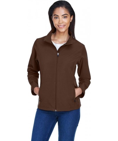 Ladies' Leader Soft Shell Jash Cityket Sport Dark Brown $21.27 Jackets