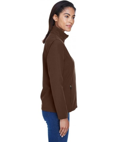 Ladies' Leader Soft Shell Jash Cityket Sport Dark Brown $21.27 Jackets