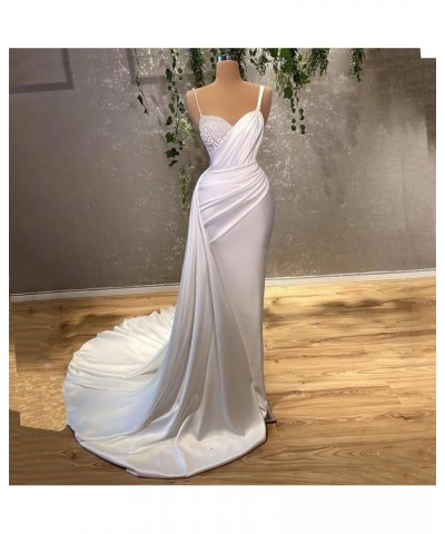 Women's Prom Dress 2024 Beaded Formal Dress Pleated Maxi Dresses Long Evening Gown for Wedding Plum $41.65 Dresses