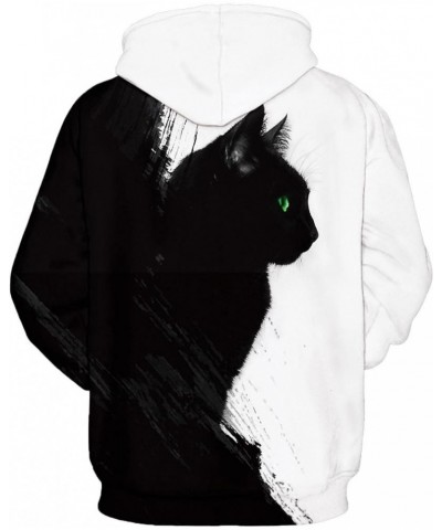 Oversized Sweatshirt for Women Vintage Black Cat Graphic Hoodies Loose Casual Long Sleeve Hooded Pullover Fashion Streetwear ...