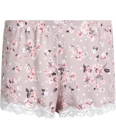 Women's Pajama Set- 2-Piece Micro Shorts and Cami Sleepwear Set Blush Stone Bloom $10.81 Sleep & Lounge