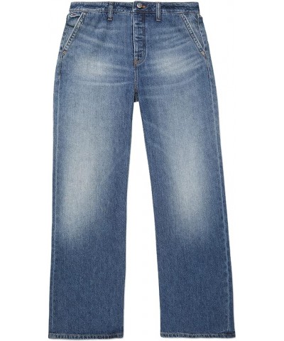 Women's Adaptive Wide Leg Jeans with Elastic Waist Medium Wash $28.16 Jeans