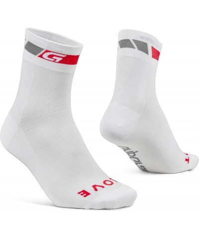 Classic Regular Cut Summer Cycling Socks Single & Multipack Bicycle Socks Coolmax Spinning Indoor Cycling Socks White $15.40 ...