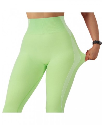 Women Leopard Scrunch Butt Lifting Leggings Seamless High Waisted Yoga Pants 2 Green-50 $11.89 Activewear