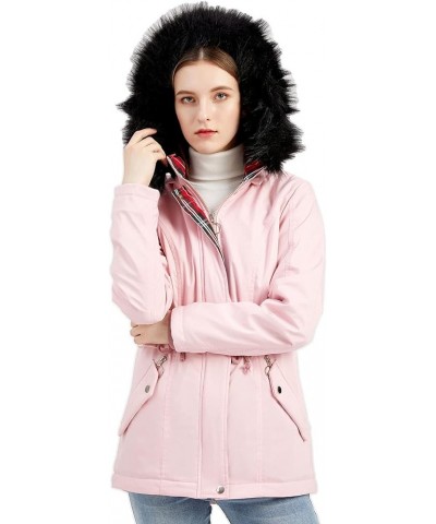 Plus Size Winter Coats for Women Thicken Warm Fleece Hood Puffer Down Faux Fur Outdoor Parka Coat Long Jacket Outwear Winter ...