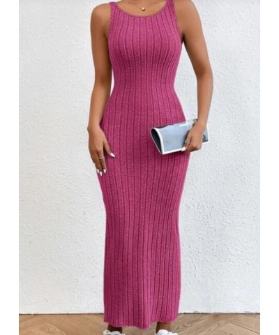 Spaghetti Strap Backless Maxi Dress for Women Y2K Sexy Open Back Cut Out Bodycon Long Dress Club Cocktail Sundress 38 $11.50 ...