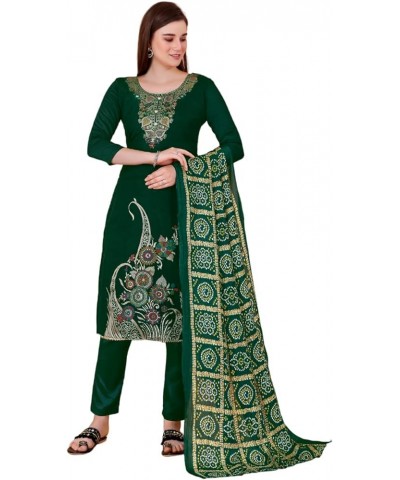 GJ Fashion Ready to Wear Indian Traditonal Designer Churidar Salwar Suit with Dupatta for Women Green$14 $30.52 Suits