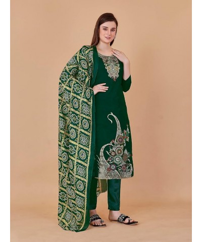 GJ Fashion Ready to Wear Indian Traditonal Designer Churidar Salwar Suit with Dupatta for Women Green$14 $30.52 Suits