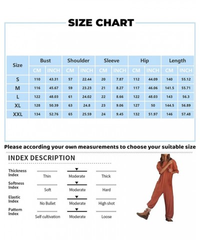 Women's Casual Jumpsuits Reversible Hot Shot Tee Onesie Summer Short Sleeve V Neck Harem Overalls One Piece Jumpsuit A-blue $...