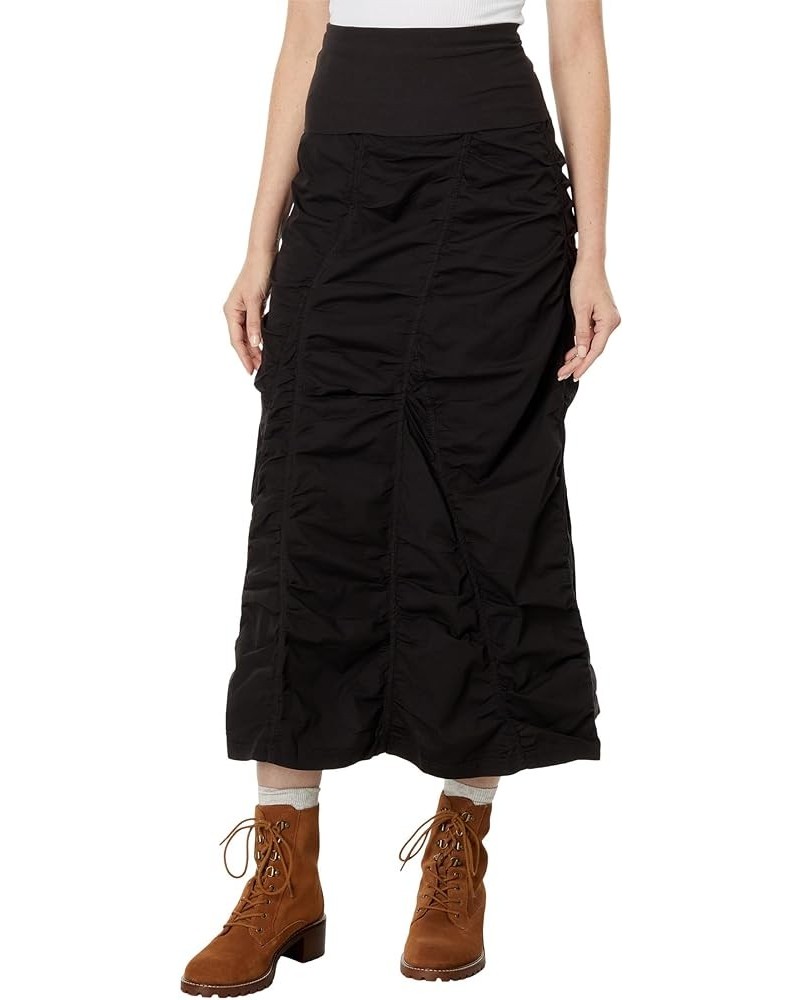 Gored Peasant Skirt Black $31.56 Skirts