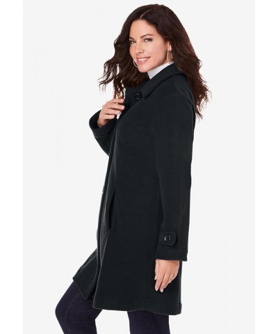 Women's Plus Size Plush Fleece Jacket Soft Coat Medium Heather Grey $33.54 Jackets