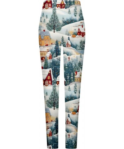 Christmas Leggings for Women 2024 Xmas 3D Graphic Warm Leggings Athletic High Waisted Yoga Pants Holiday Leggings Tights 11_g...