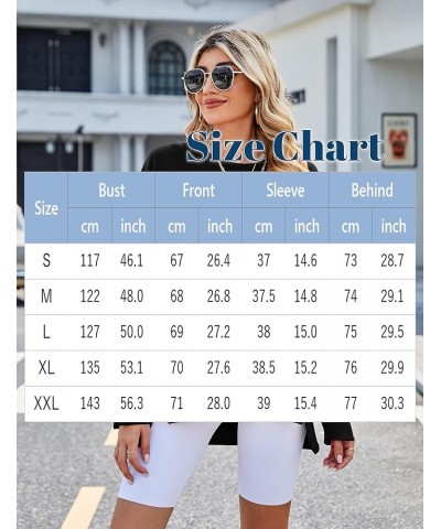 Sweatshirts for Women Crewneck Oversized Long Sleeve Casual Side Slit Sloucthy Pullover Sweatshirts Fall Clothes Black $9.71 ...