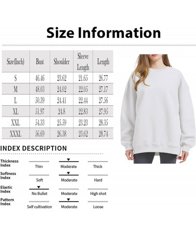 Women's Sweatshirt Fashion Long Sleeve Solid Color Round Neck Sweatshirts Top, S-3XL 1-hot Pink $7.84 Hoodies & Sweatshirts