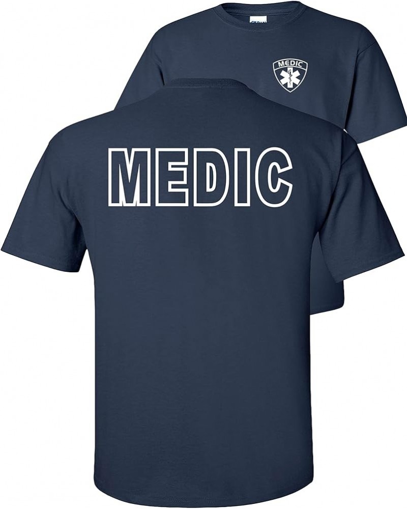 Medic T-Shirt Emergency Medical Navy $14.60 T-Shirts