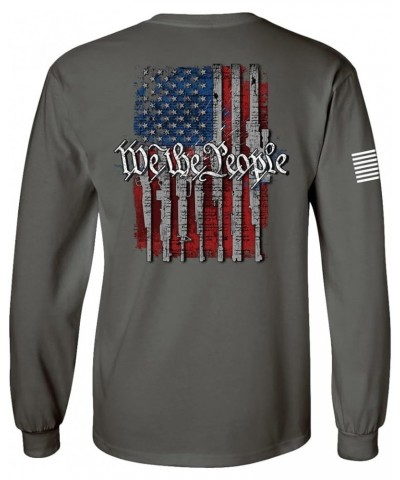 Patriot Pride Collection We The People Unisex Long Sleeve T-Shirt Charcoal $17.15 T-Shirts