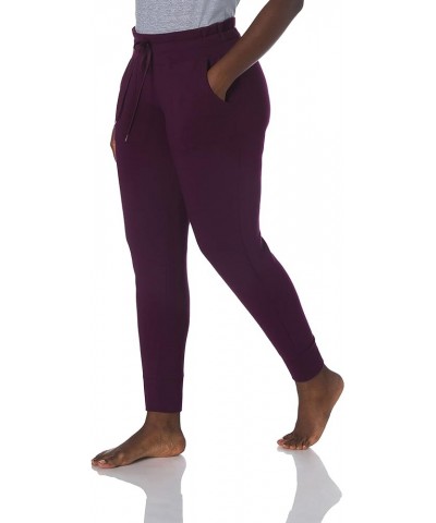 Women's Drawstring Waist Jogger Pant Sunset Plum-50136 $13.67 Pants