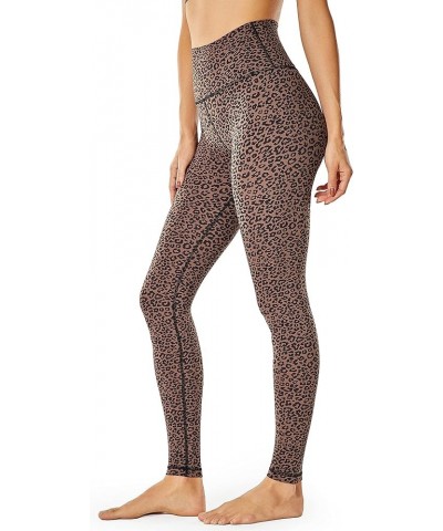 Women's Workout High Waisted Leggings Tummy Control Yoga Pants Buttery Soft Full Length 28 Inches Leopard Print 2 $9.09 Leggings