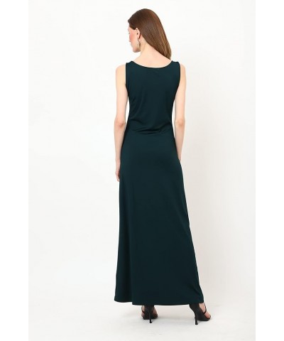 Women's Casual Sleeveless Summer Ankle Length Beach Maxi Long Dress Green $13.74 Swimsuits