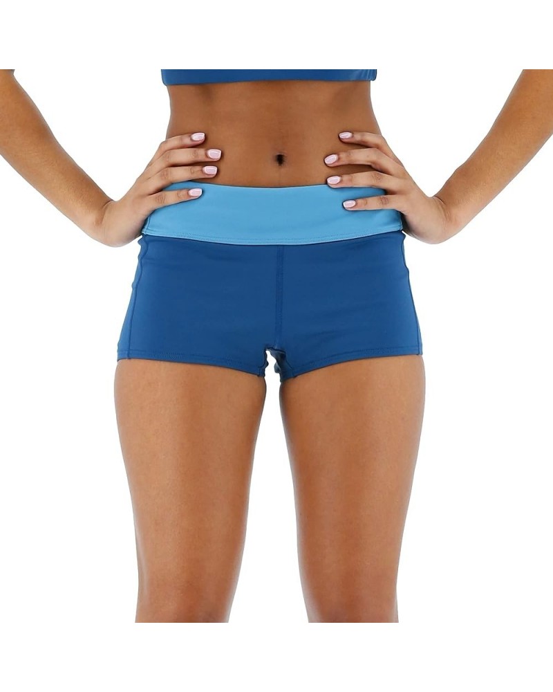 Women's Standard Durafast Elite Casey Swim Boyshort Storm $9.05 Swimsuits