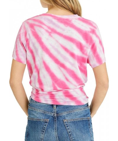 Perfect Knot Tee for Women - Pull Over Construction with Crew Neckline, Short Sleeves Trendy Summers T-Shirt Pink $4.00 T-Shirts