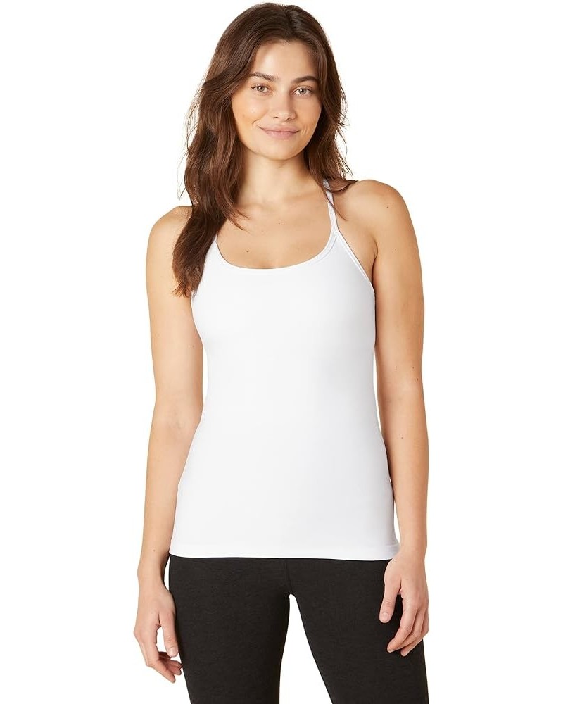 Women's Spacedye Slim Racerback Cami Cloud White $32.85 Activewear