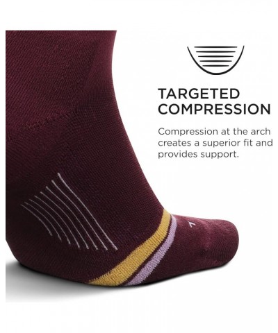 Women's Everyday Cushion Crew Sock Plum $14.50 Activewear