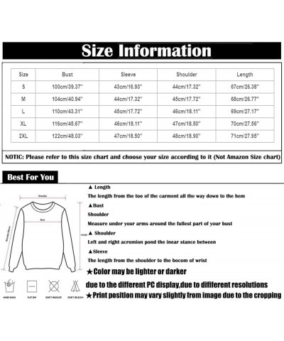 Shirts for Women Womens Tops Womens Tops 3/4 Sleeve Crewneck Cute Shirts Casual Print Trendy Three Quarter Length T Shirt 05-...