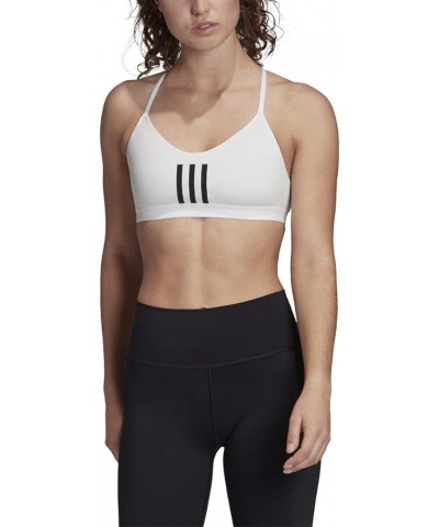 Women's All Me 3-Stripes Mesh Bra White/Black $9.51 Lingerie