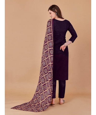 GJ Fashion Ready to Wear Indian Traditonal Designer Churidar Salwar Suit with Dupatta for Women Purple$15 $30.52 Suits