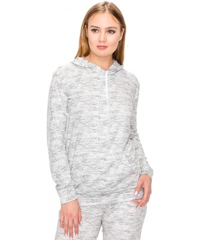 Women's Fleece Hoodie - Premium Soft Casual Basic Long Sleeve Sweatshirt Oflh1013 / Heather Grey $10.32 Others