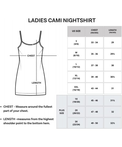 3 Pack: Women's Cami Sleeveless Slip On Night Gown - Chemise Nightgown for Women (Available in Plus Size) Plus Size Set 1 $19...