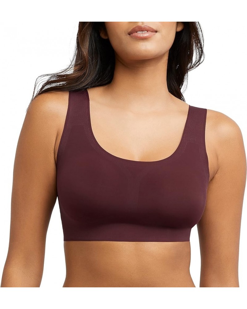 Women's Comfort Revolution Easylite Wireless T-Shirt Bra, Pullover Wirefree T-Shirt Bra Nightfire Red $14.84 Lingerie