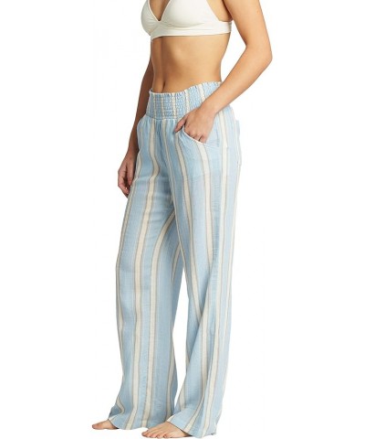 Women's New Waves Stripe Pant Clear Sky $20.31 Pants