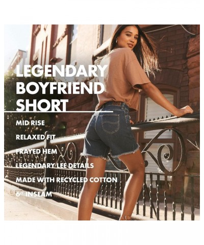 Women's Legendary Mid-Rise Denim Boyfriend Short Signature Look Dx $12.64 Shorts