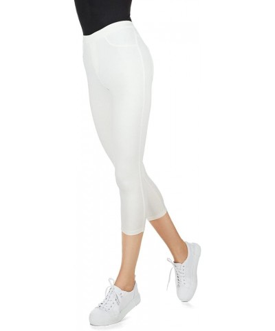 Liscia French Terry Cotton Capri Leggings Black $19.07 Others