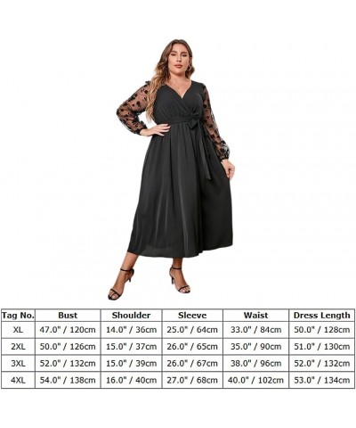 Plus Size Sexy Long Sleeve V Neck/Crewneck Sequin/Floral Dress for Women Fashion Dress for Lady Black Sequin $12.07 Dresses