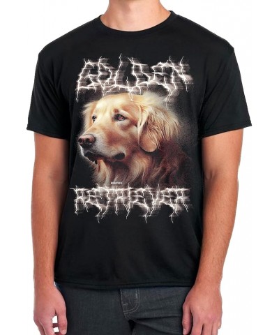 Heavy Metal Tshirt for Dog Lovers Dog Owners Funny Dog Dad and Dog Mom Graphic Tees Men and Women Golden Retreiver $10.55 T-S...