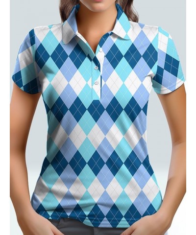 Womens Golf Shirt Women's Golf Shirts Women Polo Shirt Golf Clothes Performance Shirt Short Sleeve Golf Gifts 01-aop-wpol-004...