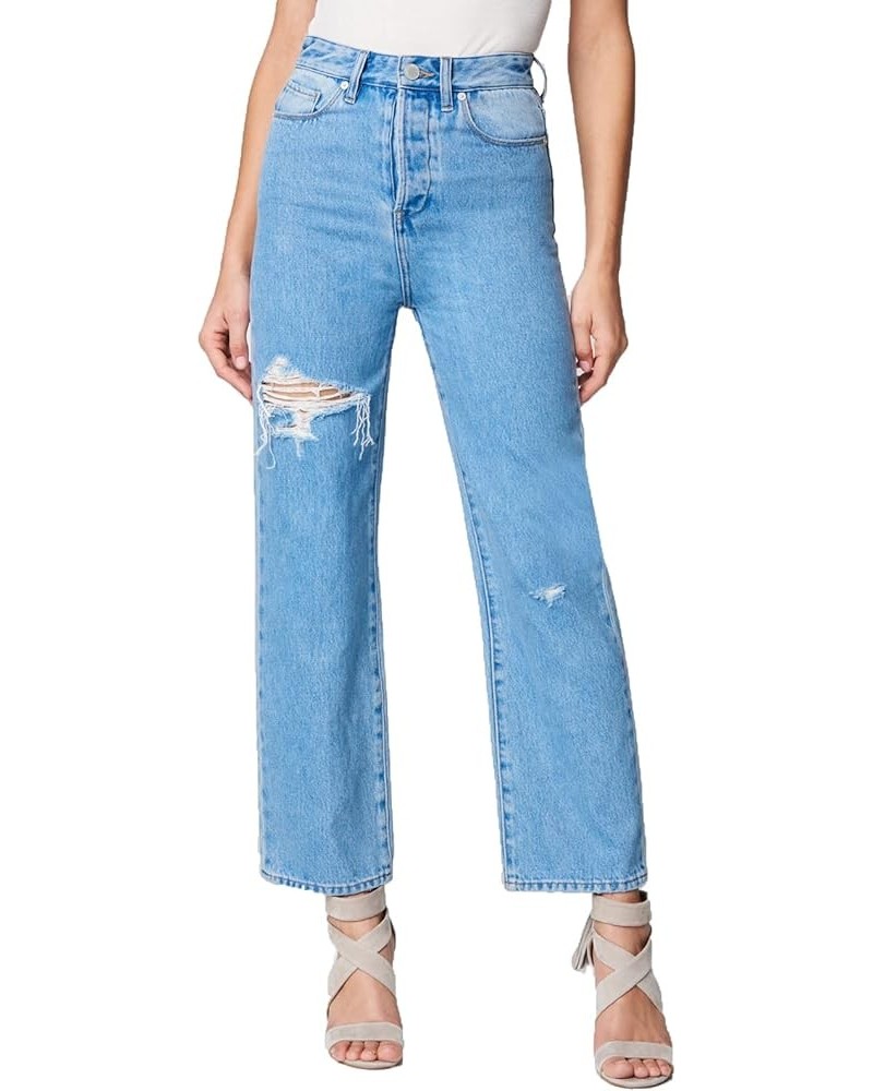 Womens Five Pocket Ribcage Straight Leg Jean with Rips, Comfortable Pants & Designer ClothingJeans Bloom for You $33.79 Jeans