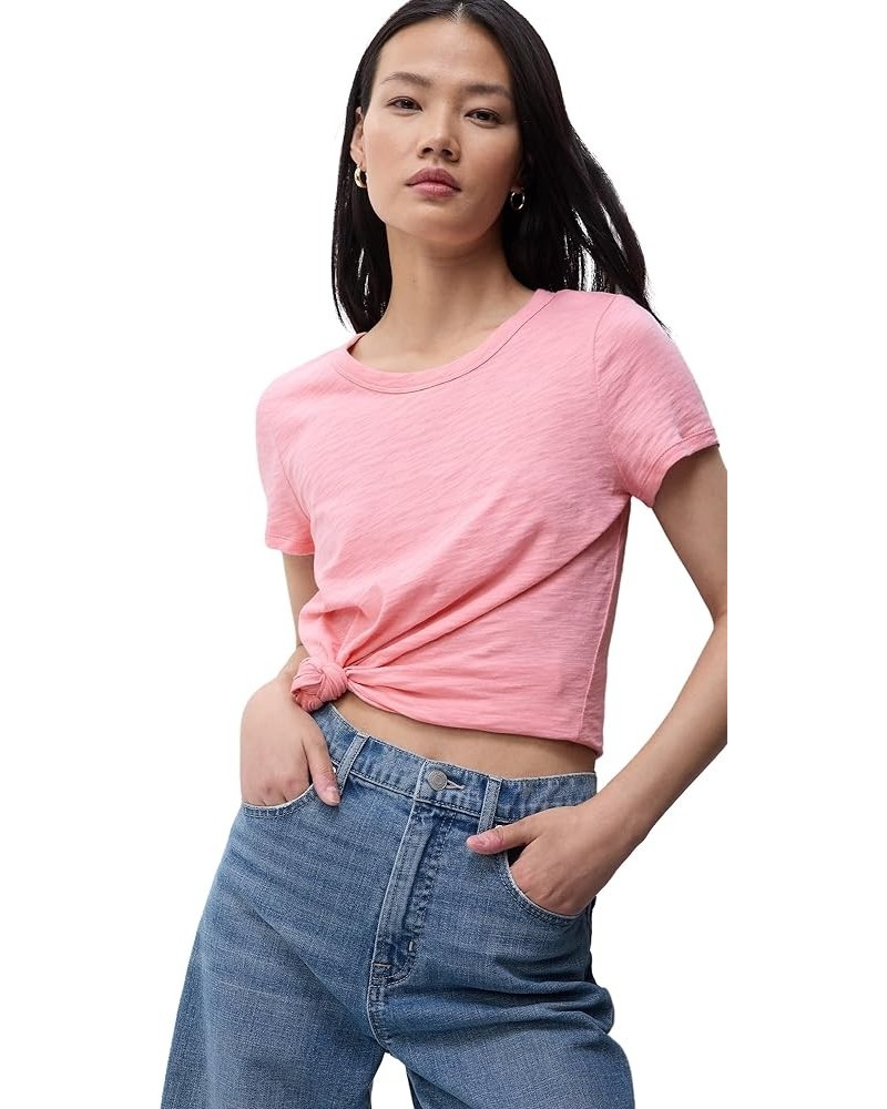 Women's Foreversoft Short Sleeve Crew Neck T-Shirt New Cottage Pink $9.30 T-Shirts