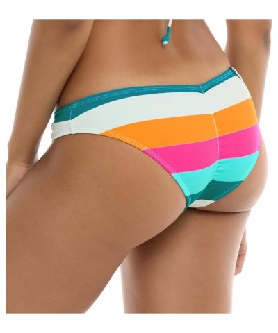 Women's Standard Eclipse Surf Rider Bikini Bottom Swimsuit Free Flow Stripe $13.31 Swimsuits