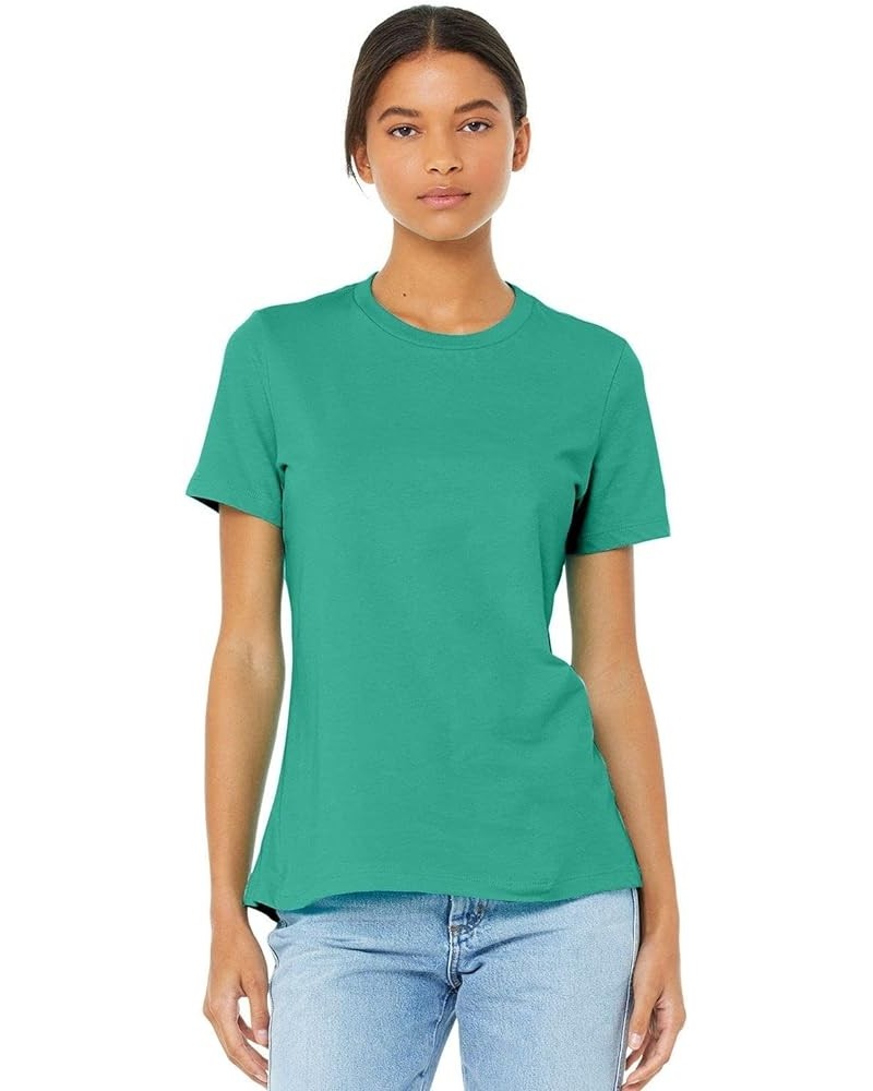 6400 - Relaxed Short Sleeve Jersey T-Shirt Teal $10.56 T-Shirts