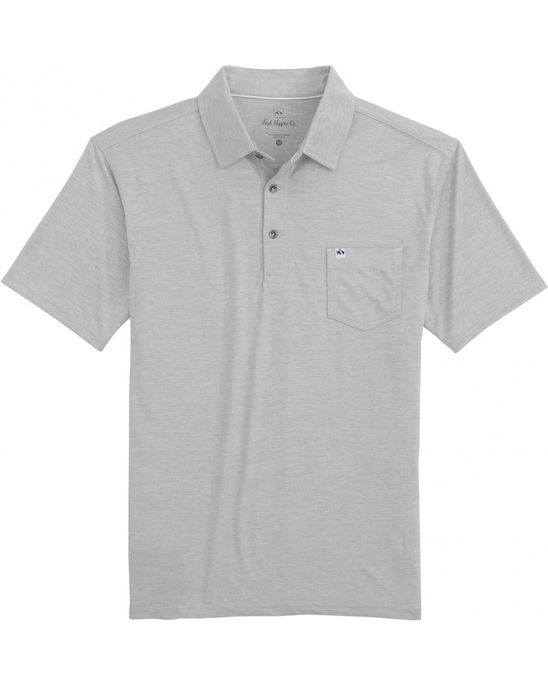 Boden Heather Performance Polo Large Stingray $23.94 Shirts