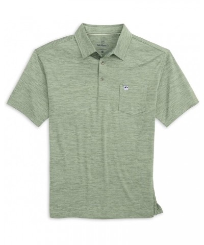 Boden Heather Performance Polo Large Stingray $23.94 Shirts