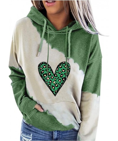 Women Moody Cow Hoodie Sweatshirts, Women's Cute Color Block Thin Hoodies Long Sleeve Pullover Tops Shirts 3-green $5.80 Acti...